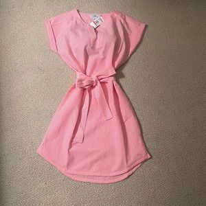 Vineyard Vines Seersucker Harbor Tunic Dress size XS in Malibu Pink.